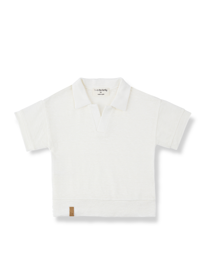 Vajol s.sleeve polo - Off-white