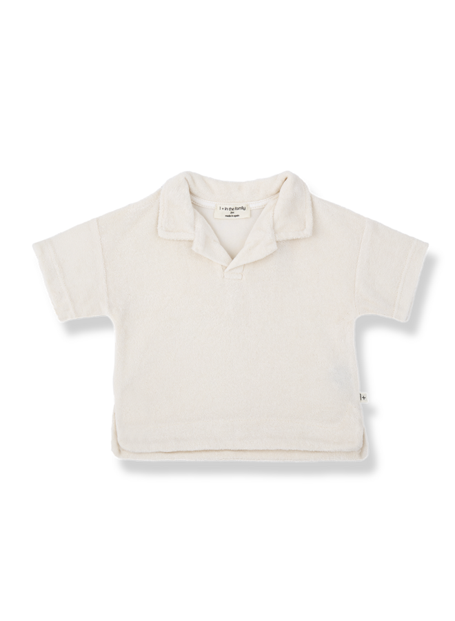1+ in the family - Soller s.sleeve polo - Off-white