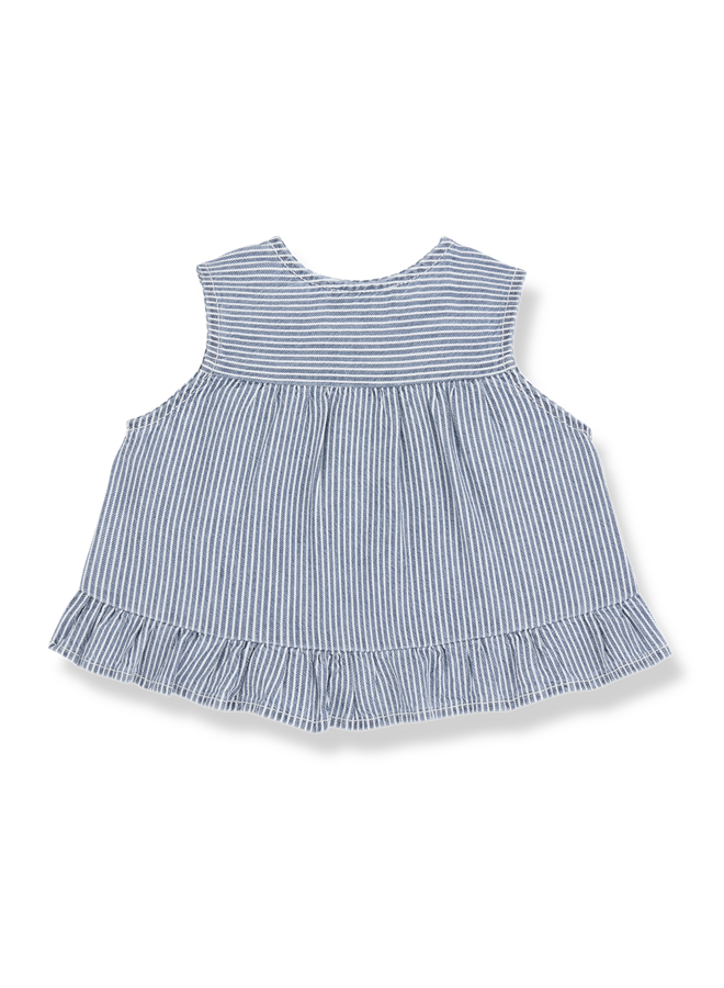 1+ in the family - Alcudia blouse - Denim