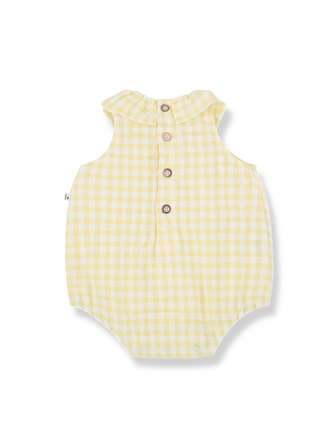 1+ in the family - Corfu romper - Pastel-yellow