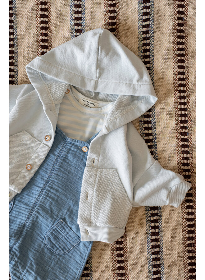 1+ in the family - Ot l.sleeve t-shirt - Misty-blue