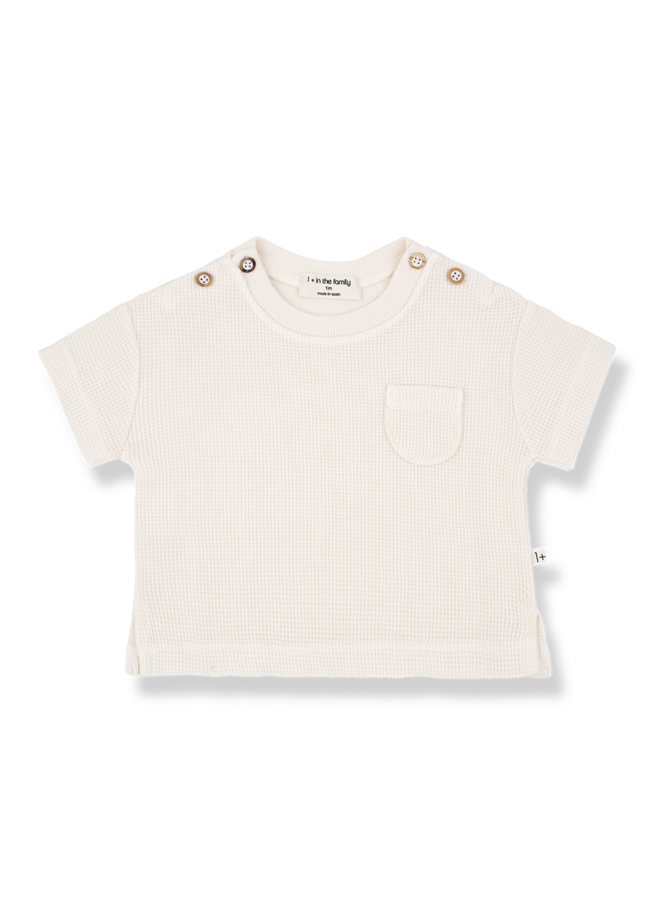 Delion s.sleeve t-shirt - Ecru