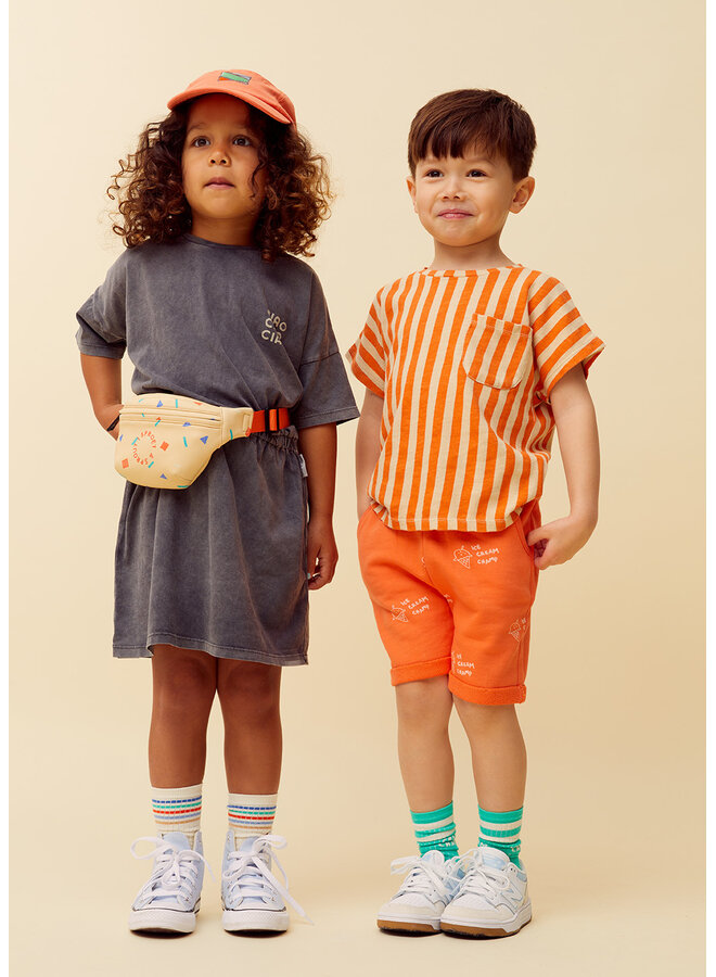 Sproet & Sprout - Skater dress ciao - Washed black