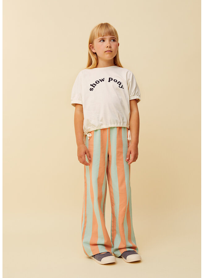 Sproet & Sprout - Girls t-shirt show pony - Off-white