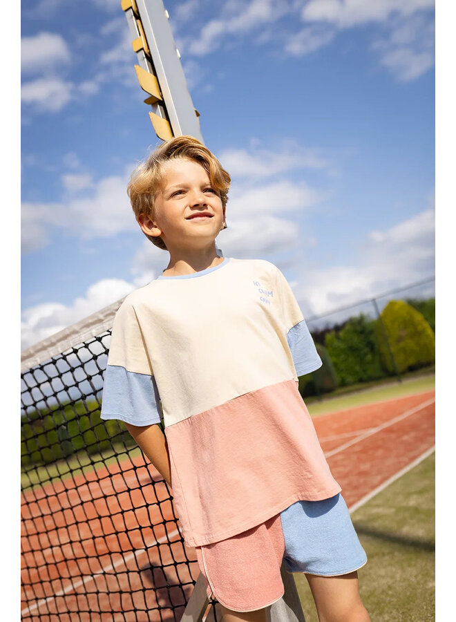 Sproet & Sprout - T-shirt colourblock - Sesame