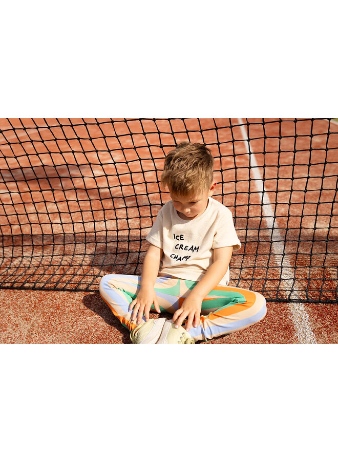 Sproet & Sprout - Terry t-shirt ice cream champ - Sesame