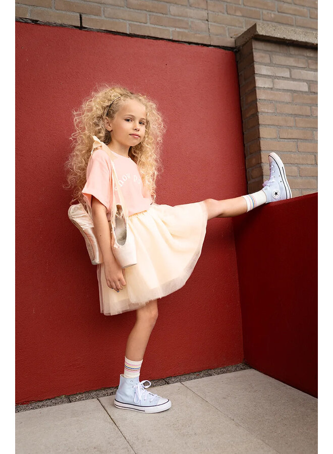 Sproet & Sprout - Terry t-shirt show pony - Blush pink