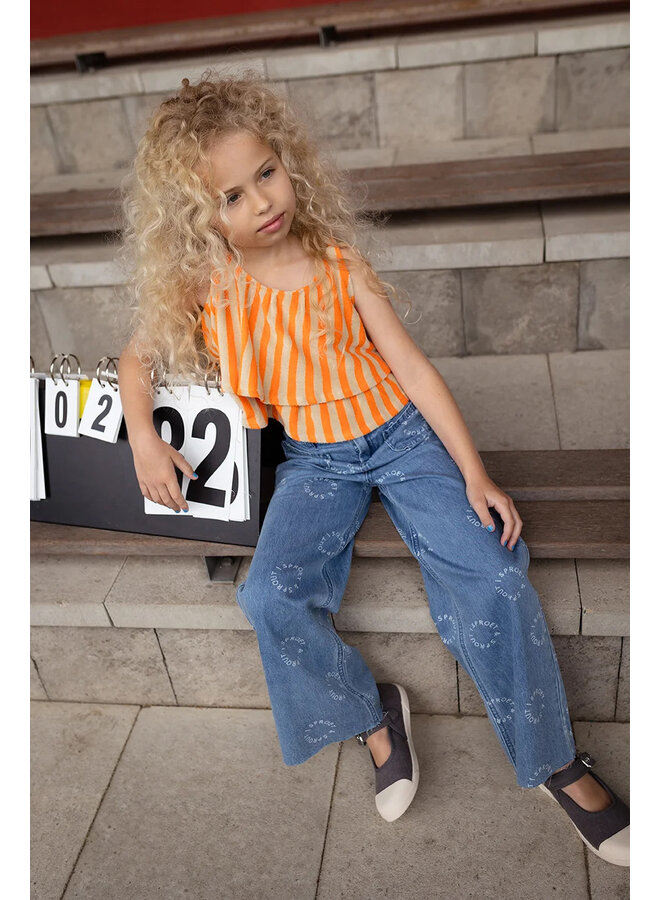 Sproet & Sprout - Denim flared pants - Denim blue