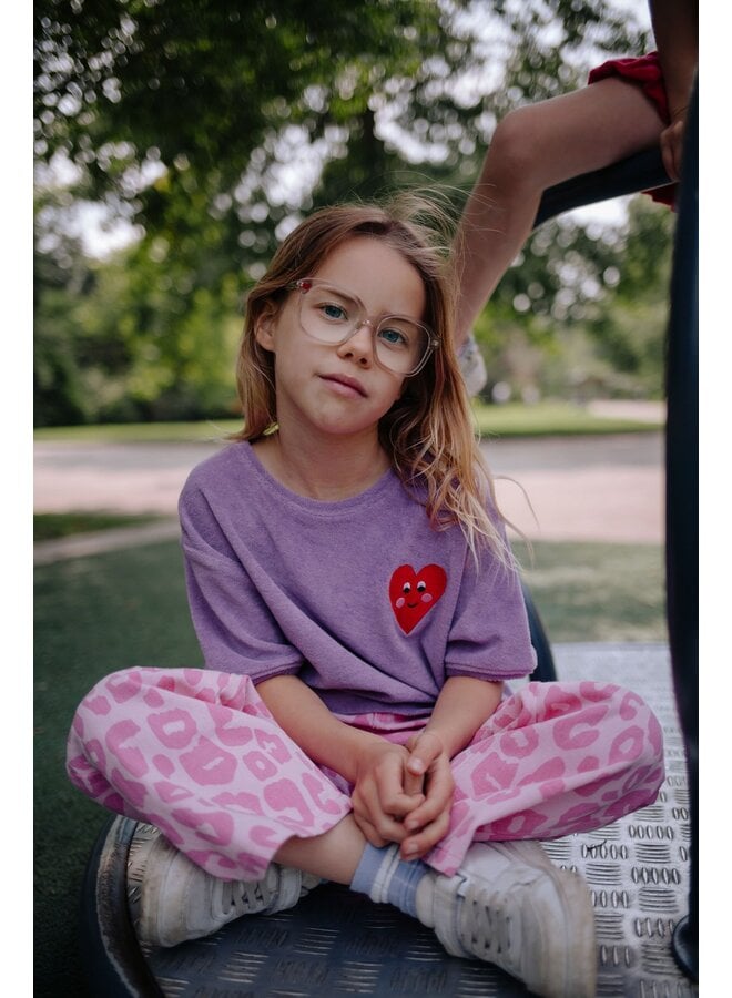 Daily Brat - Patty heart towel t-shirt