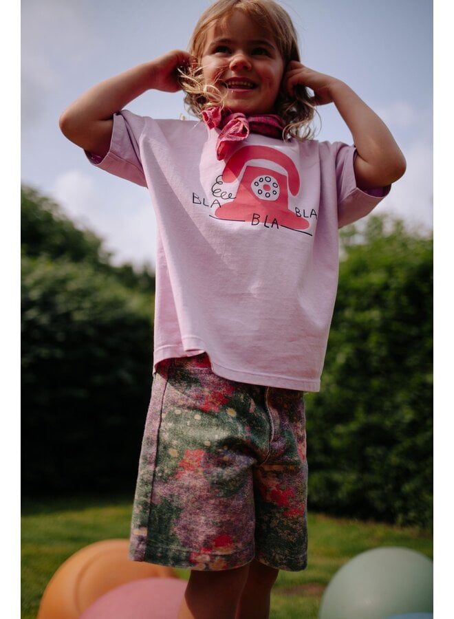 Daily Brat - Bla bla bla t-shirt - Sunny violet