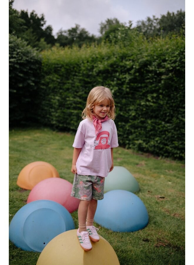 Daily Brat - Bla bla bla t-shirt - Sunny violet