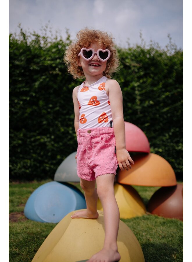 Daily Brat - Patty heart swim suit - Pink