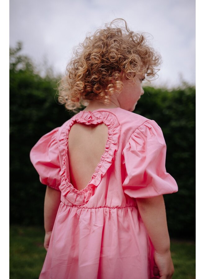 Daily Brat - Sassy heart dress - Pink cosmos