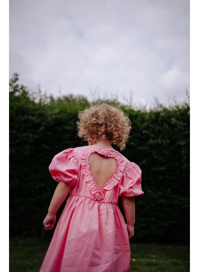 Daily Brat - Sassy heart dress - Pink cosmos