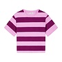 Daily Brat - Striped towel t-shirt - Plum