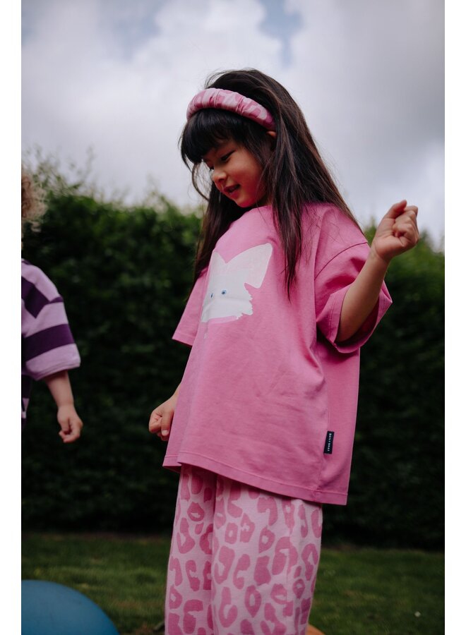 Daily Brat - Kitty kat t-shirt - Rose rebel