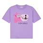 Daily Brat - Who cares t-shirt - Paisley purple