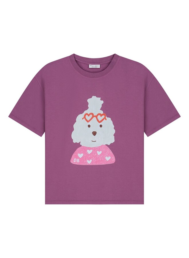 Mary puppins t-shirt - Plum