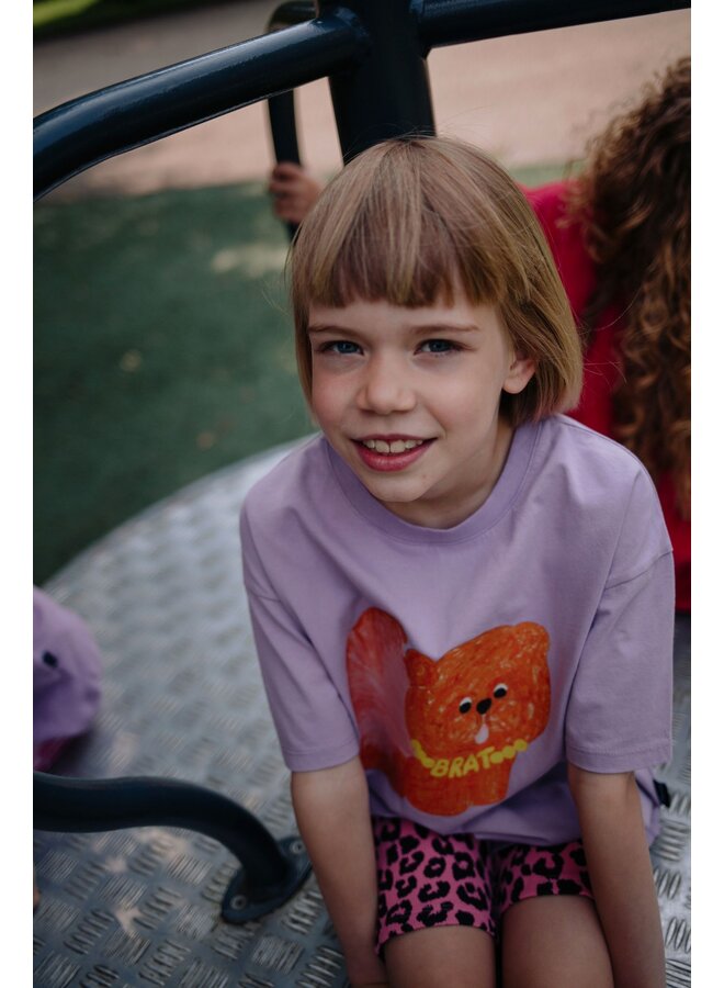 Daily Brat - Waffles t-shirt - Lilavender