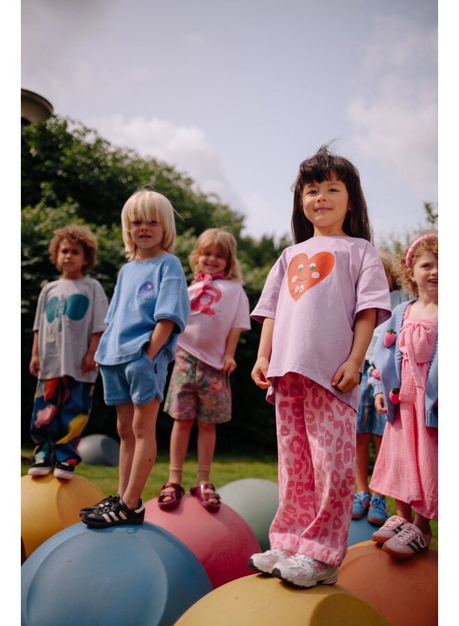 Daily Brat - Patty heart t-shirt - Lilavender