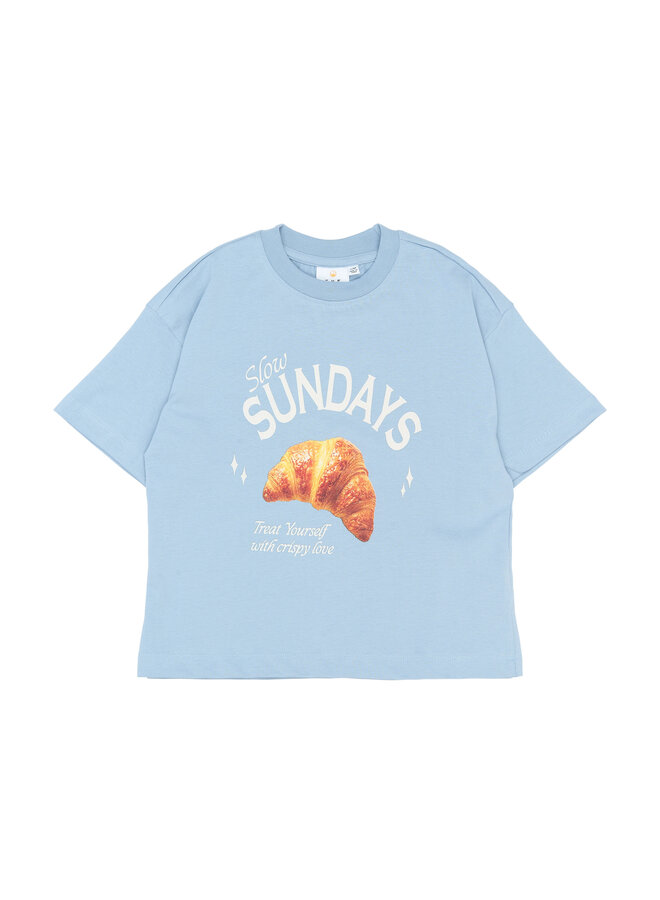 The New - Suzette oversized tee - Forever blue