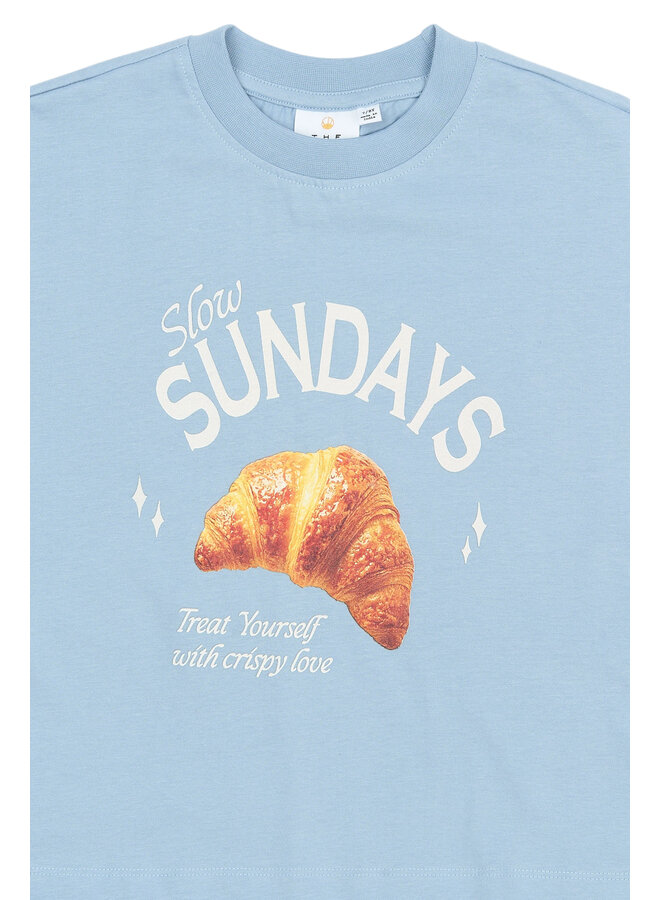 The New - Suzette oversized tee - Forever blue