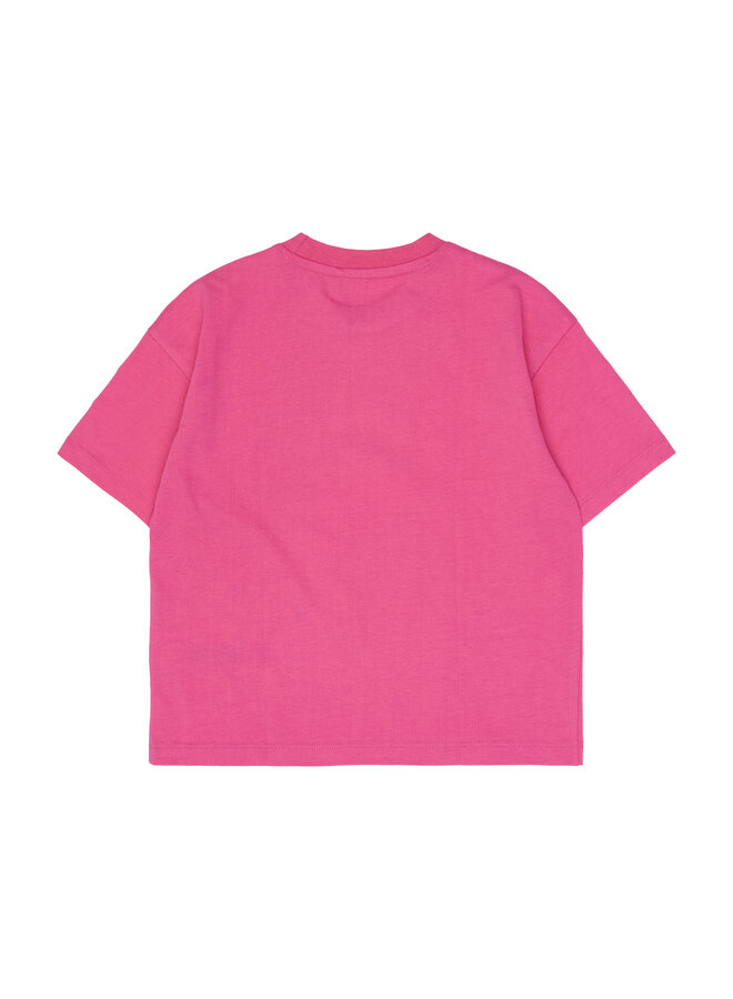 The New - Suzette oversized tee - Carmine rose