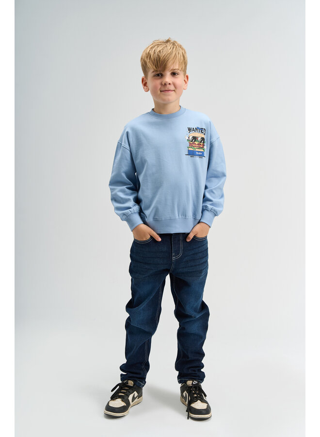 The New - Steven oversized sweatshirt - Forever blue