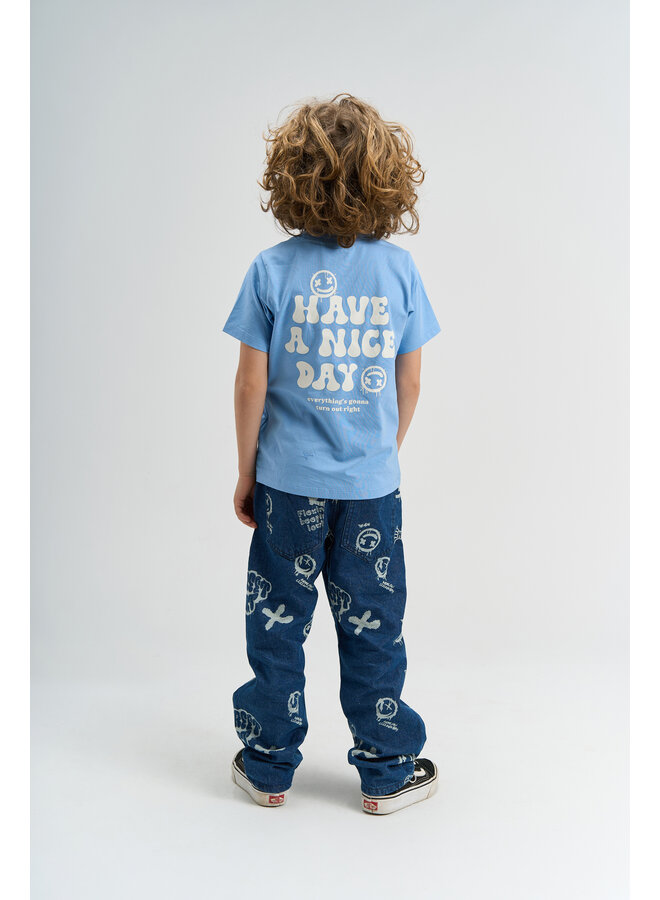 The New - Sander tee - Forever blue