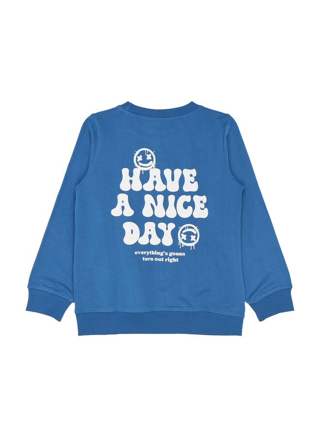 The New - Samir sweatshirt - True blue