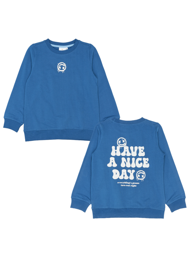 Samir sweatshirt - True blue