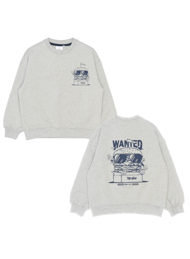 The New - Stevie sweatshirt - Light grey melange