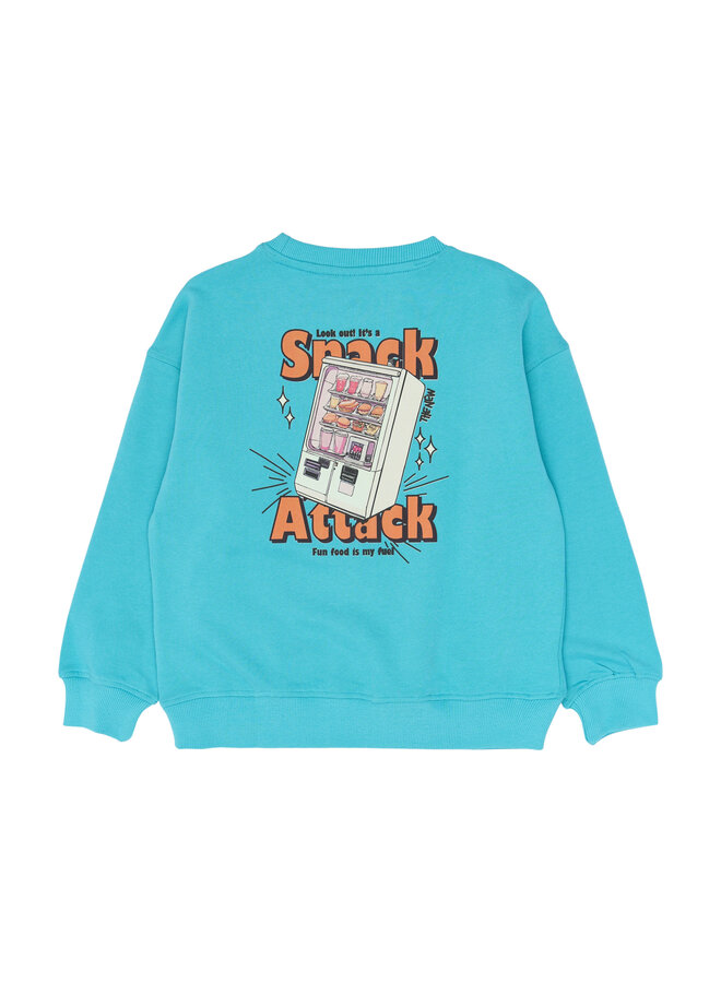 The New - Santos oversized sweatshirt - Maui blue
