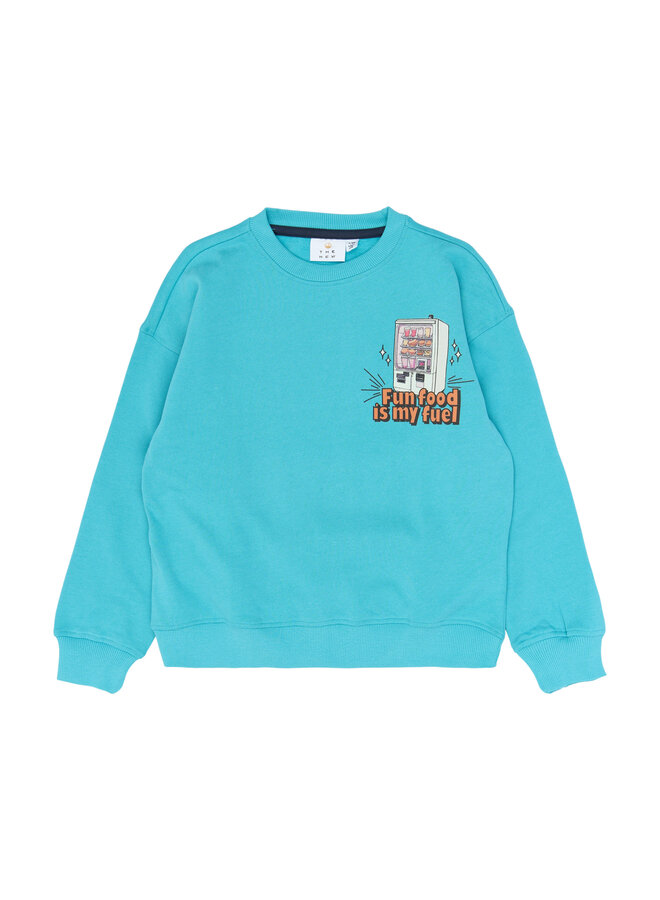 The New - Santos oversized sweatshirt - Maui blue