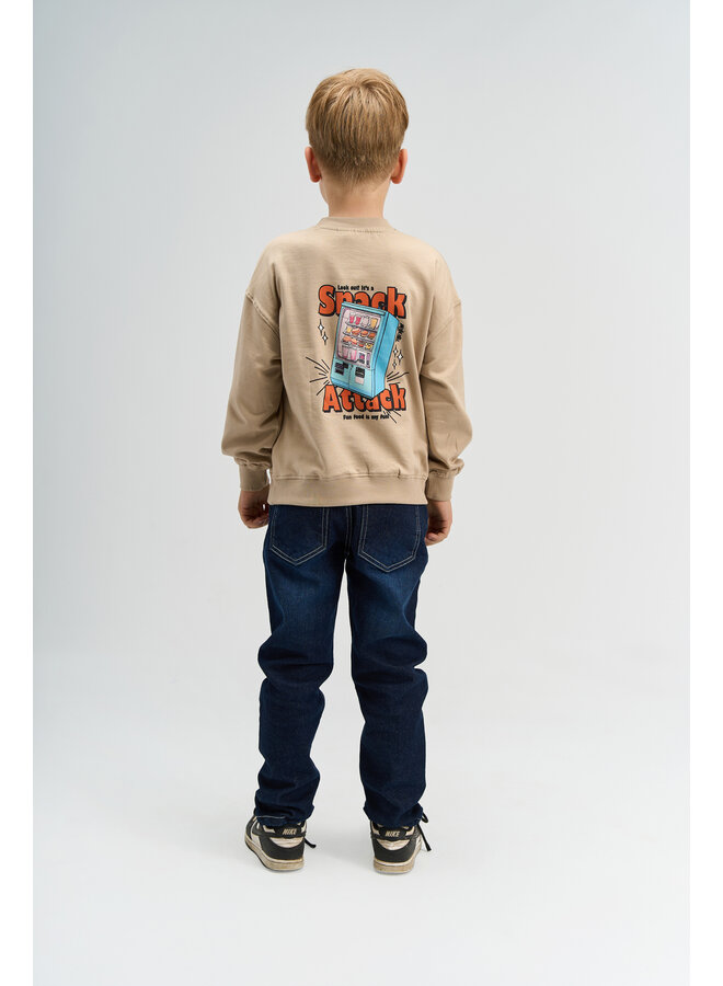 The New - Santos oversized sweatshirt - Humus