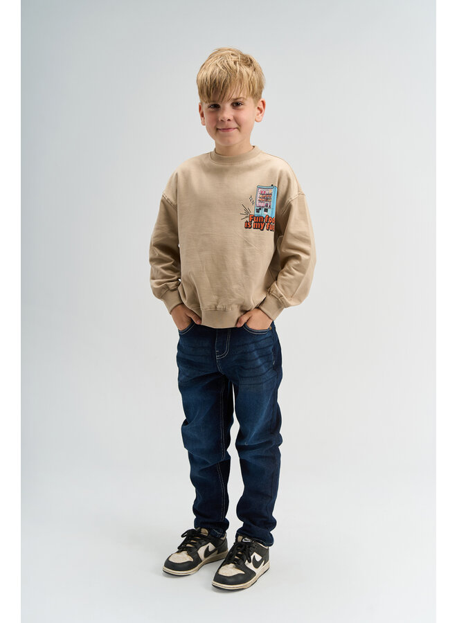 The New - Santos oversized sweatshirt - Humus