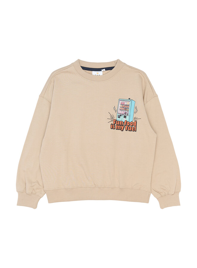The New - Santos oversized sweatshirt - Humus