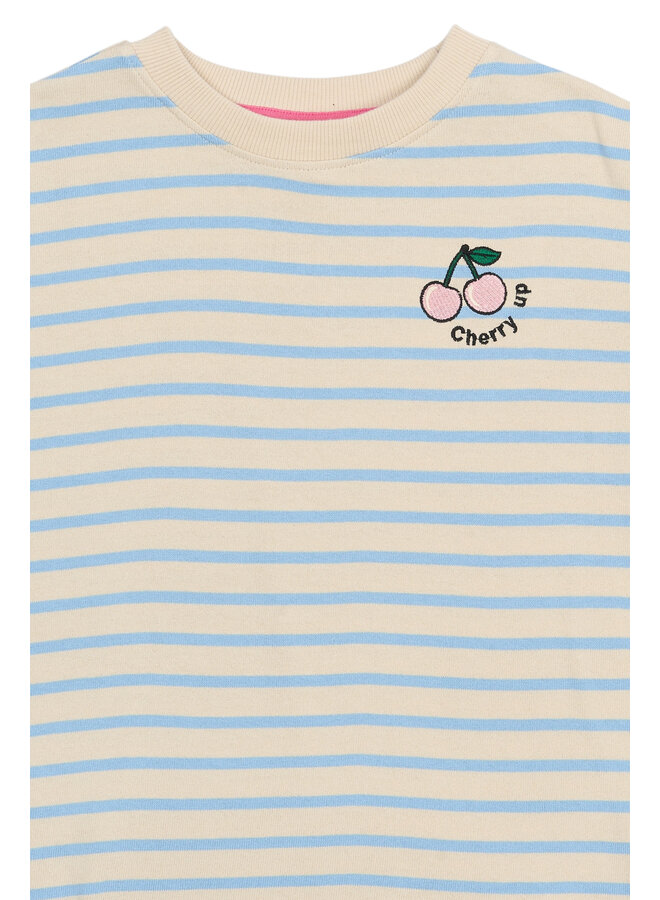 The New - Sanny oversized tee - Forever blue striped