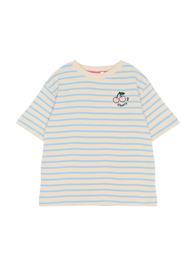 Sanny oversized tee - Forever blue striped