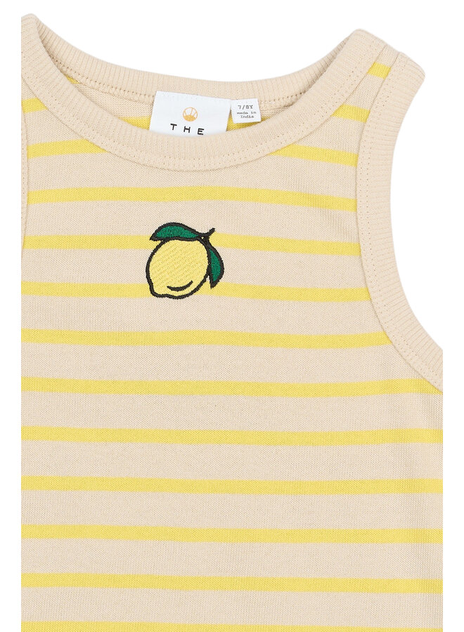 The New - Shannon short top - Acacia striped