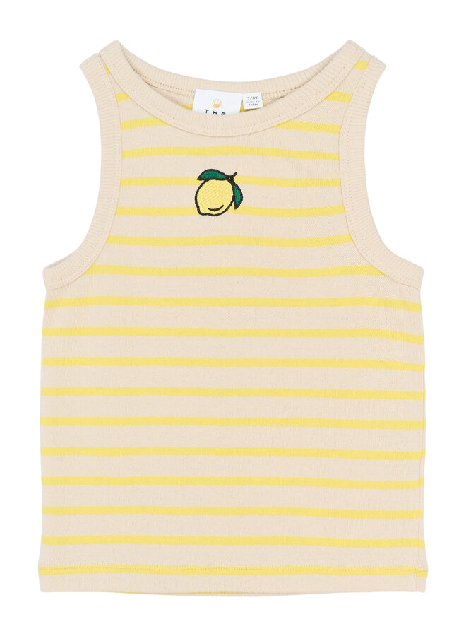 Shannon short top - Acacia striped