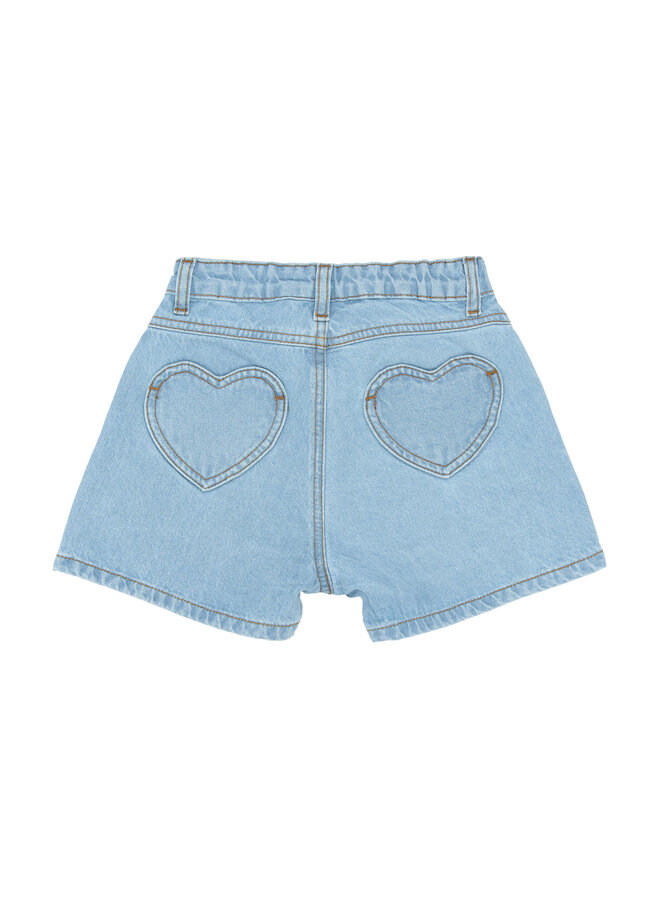 The New - Samantha denim shorts - Light blue denim