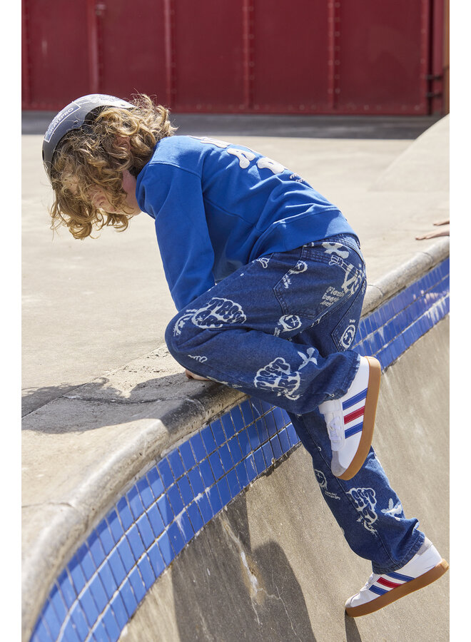 The New - Samir sweatshirt - True blue