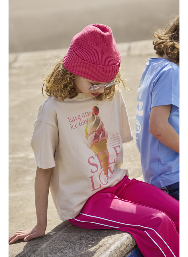 The New - Suzan oversized tee - Gardenia