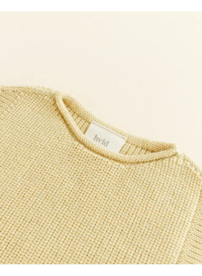 Hvid - Vest harvey baby – Light yellow