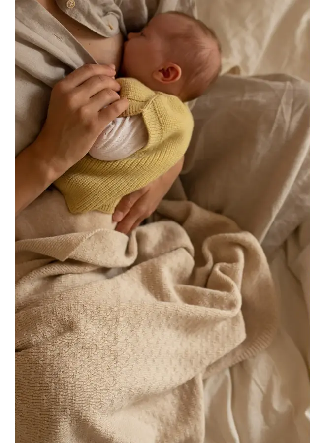 Hvid - Vest harvey baby – Light yellow