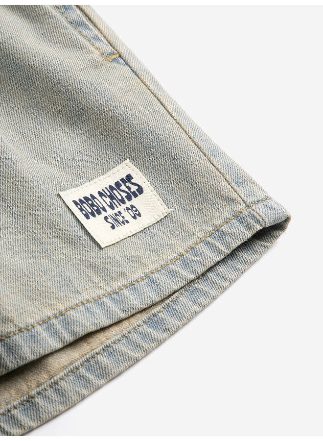 Bobo Choses since 09 denim bermuda shorts - Prussian blue