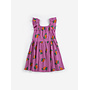 Bobo Choses - Tangerine all over ruffled dress - Purple