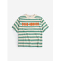 Bobo Choses modern striped t-shirt - Offwhite