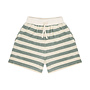 Jenest - Robin shorts - Sage green off white stripe